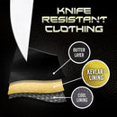 Titan-Depot-diagram for clothing layers of protection offered. ideal for emergency responders and security staff. bladed weapons and sharp objects