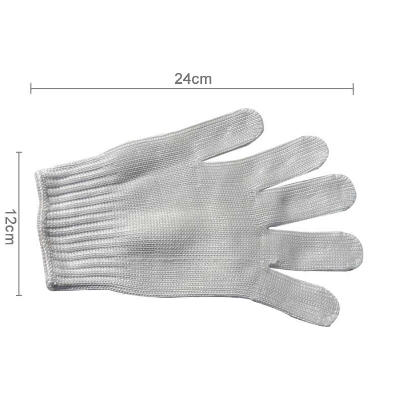 Cut/slash Resistant Safety Gloves with infused Stainless Steel Wire Mesh