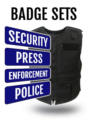 Body Armour Badge Sets (Front & Back)