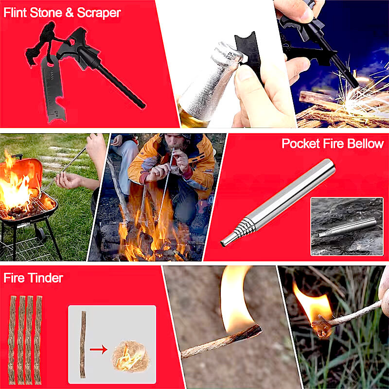 Fully Loaded Survival Kit products included