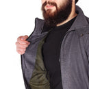 inside protective layer. slash cut and chop up to level 2 in a knife attack. protects from knives blades and sharp objects and weapons