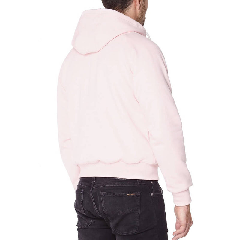 Ladies Knife Resistant Anti Slash Hooded Top in Pink