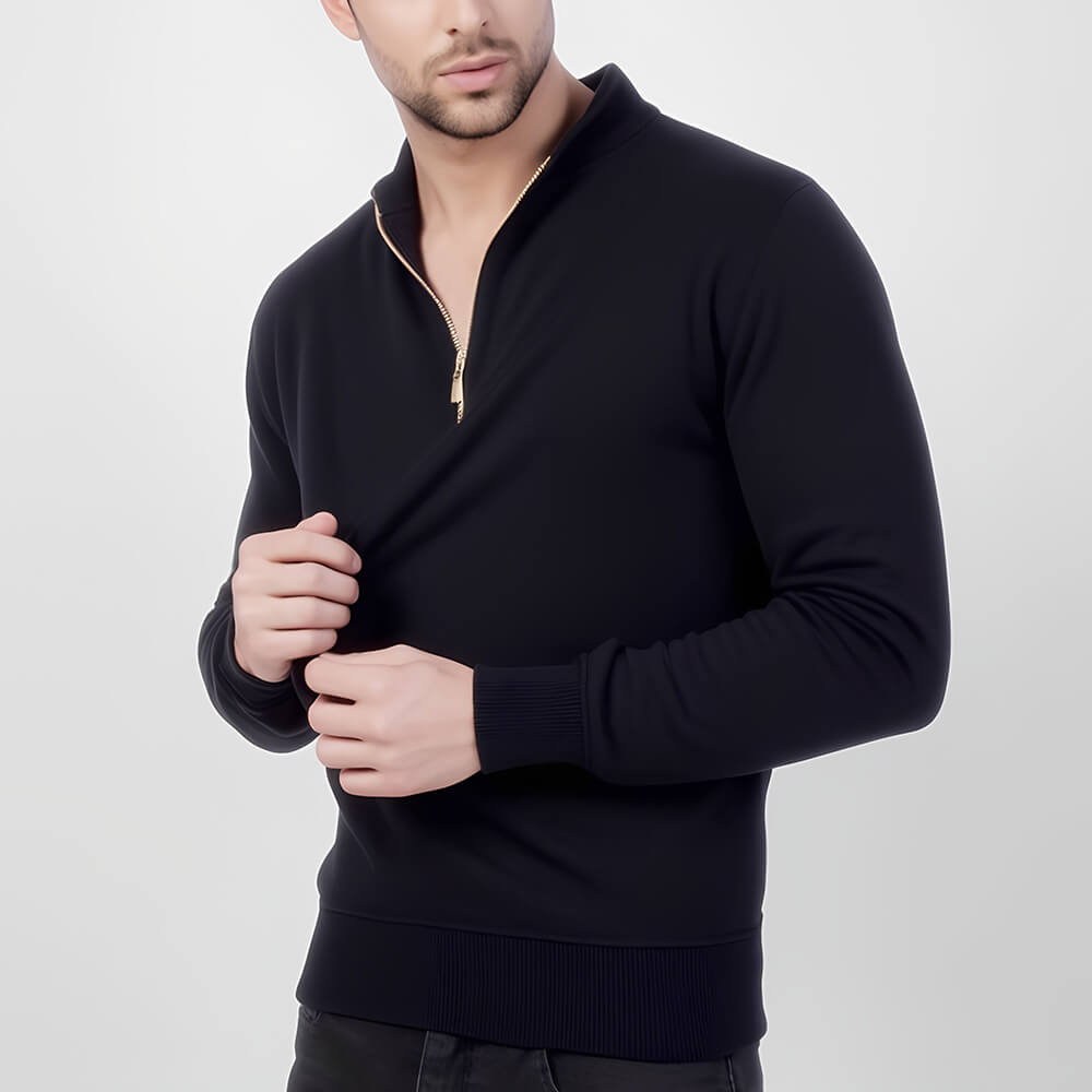 Slash Neck Jumper, Buy Zip Up Spectra Sweater On Titan Depot