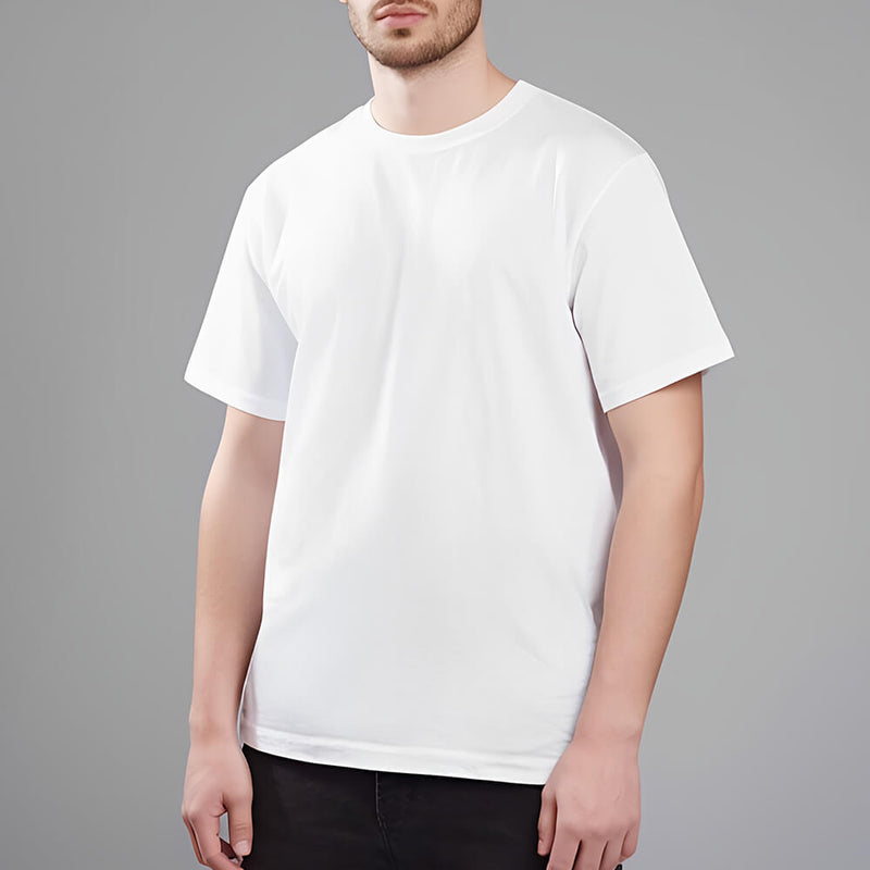 Knife Resistant Anti Slash Short Sleeved T-shirts in White