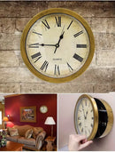 Premium Wall Clock with Hidden Safe Storage