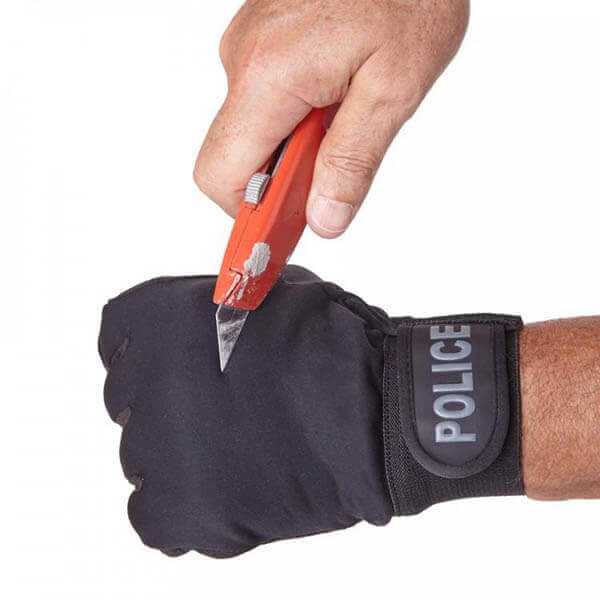 POLICE GLOVES WITH LEVEL 5 CUT RESISTANCE PROTECTION Highest Level