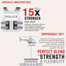 POLICE CUT RESISTANCE GLOVE LEVEL 5 PROTECTION DIAGRAM