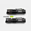 300 Lumen Zoomable LED Flashlight - 3 modes adjustable focus beam zoom function