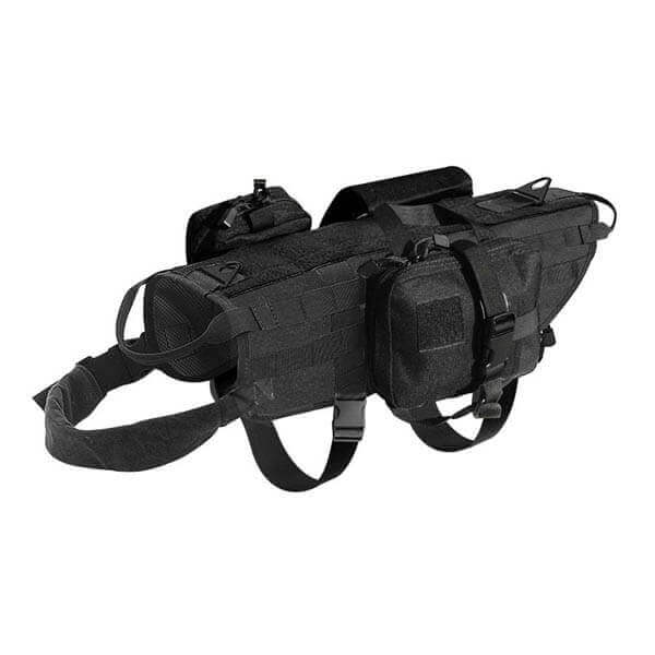 Titan Depot Tactical Dog Training Molle Vest Harness black