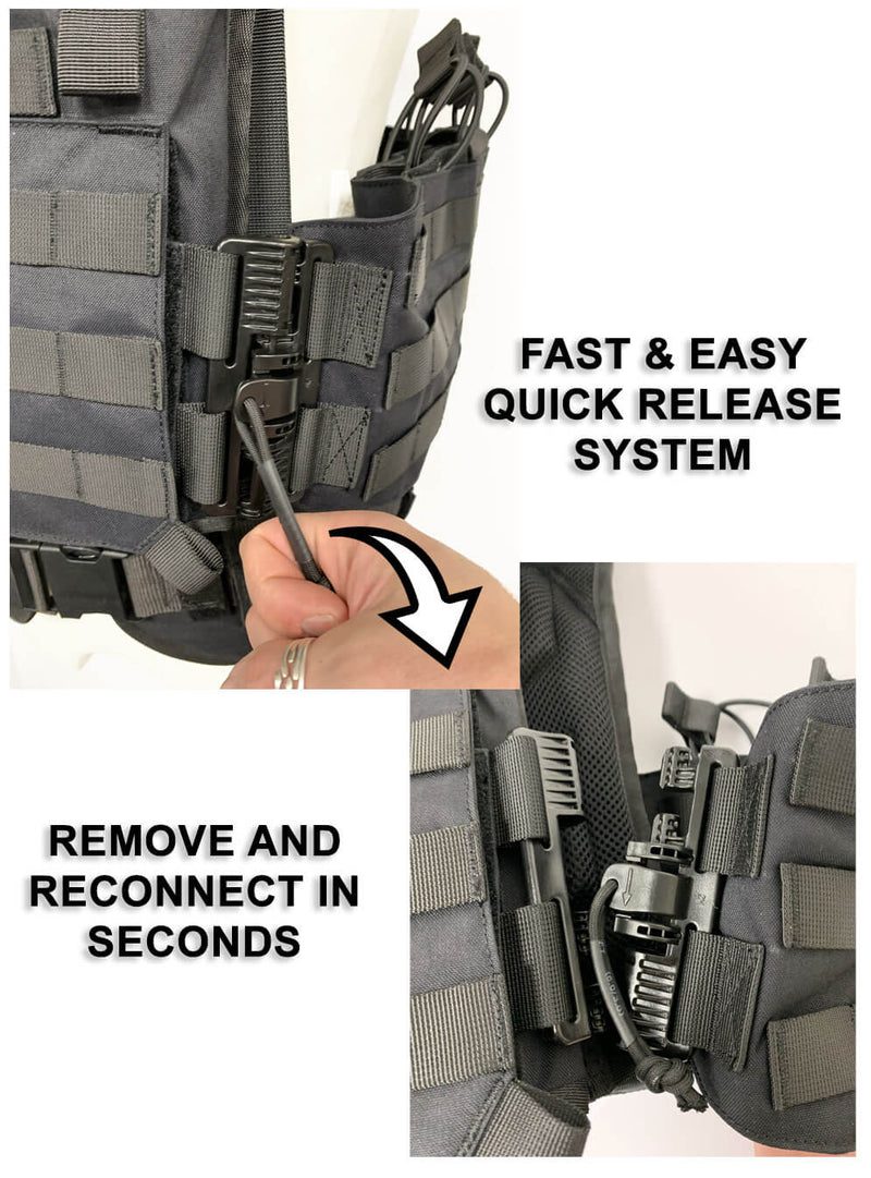 Quick Release Tactical Plate Carrier With NIJ Level IIIA (3A) Body Armour