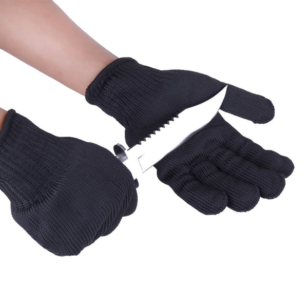 Anti Stainless Steel Wire Safety Work Anti-Slash Cut Static Resistance Protective  Gloves Polyester Fistfight Riot Gear, Wish