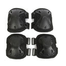 Elbows Knees Protective Safety Gear Pads Guard Set main img black