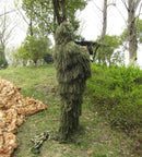 Hunting Ghillie Suit / Classic Airsoft Ghillie Suit grass colour holding from back