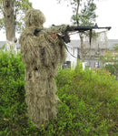 Hunting Ghillie Suit / Classic Airsoft Ghillie Suit grass colour holding gun