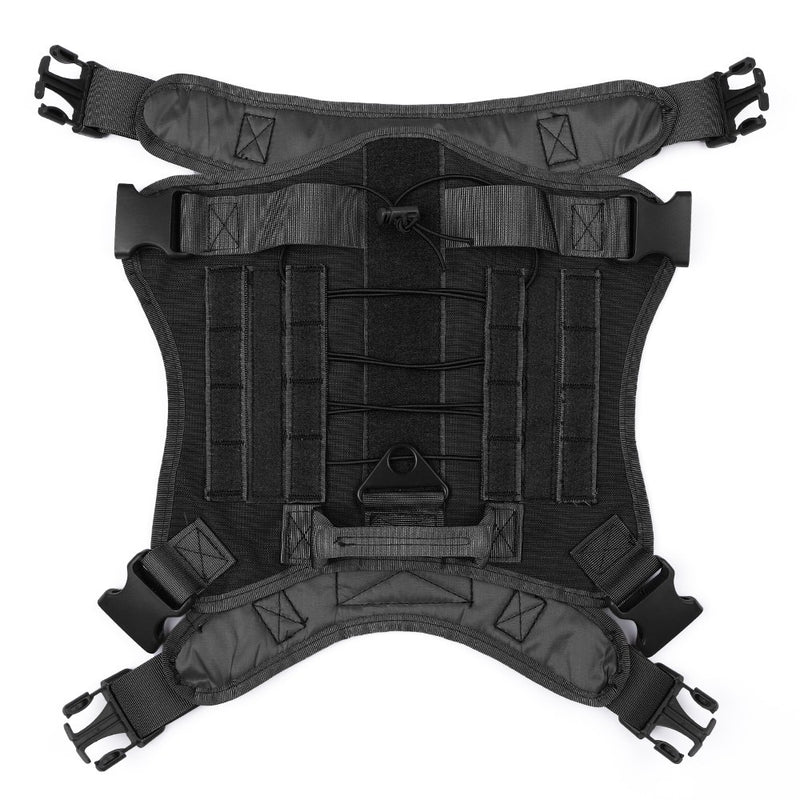 Service Dog Tactical Vest Harness With Molle System Gear