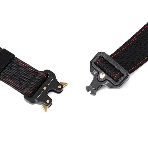 Titan Depot Tactical Cobra Belt  black red open clip