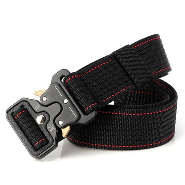 Titan Depot Tactical Cobra Belt  black and red