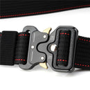Titan Depot Tactical Cobra Belt  black and red front view clip