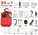30 in 1 Survival Grenade - items included red