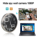 WiFi Spy Surveillance Wall Clock With Hidden Video 1080x720p Camera features