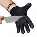 Level 5 Cut Resistance Protective Gloves Without Knuckle Protection open hand with blade