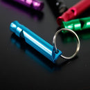 5 Mix Aluminium Emergency Survival Whistles main img blue one