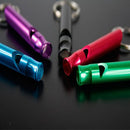 5 Mix Aluminium Emergency Survival Whistles main img close up view