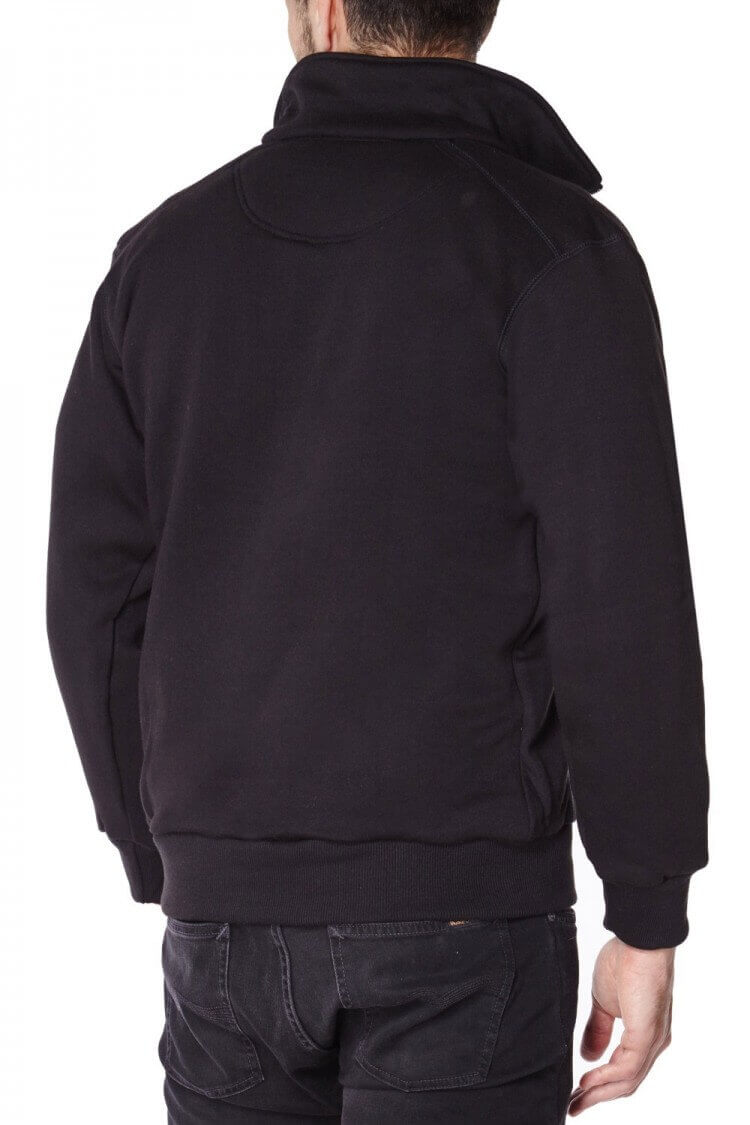 Spectra Zip Up Kevlar Lined Sweater back view